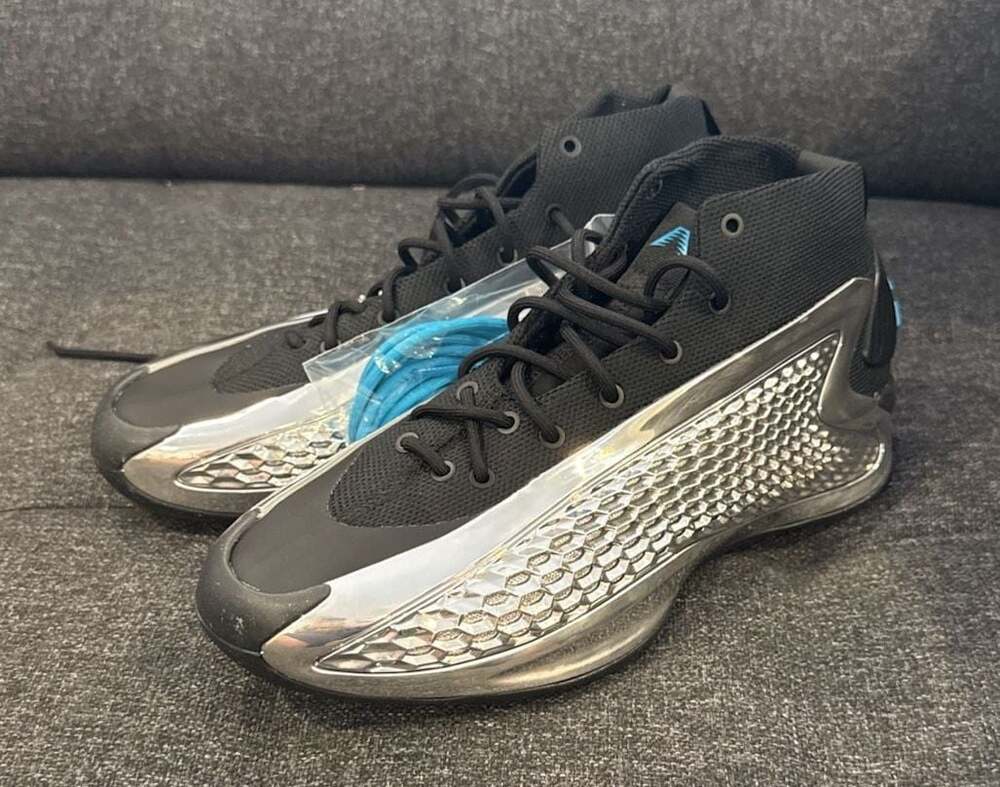 Adidas AE 1 Mid 'Silver Metallic' Basketball Shoes JI0424 8.5M